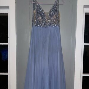 Jovani Light Blue Prom Dress